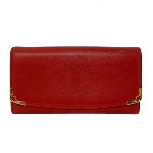 Cartier Leather Long Flap Wallet